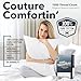 TEXAS LINEN CO. 100% Egyptian Cotton Pillow Cases King Size Set of 2 - Luxury 1500 Thread Count Sateen Weave Classic Burgundy Pillow Covers, Silky Soft Extra Long Staple Pillowcases