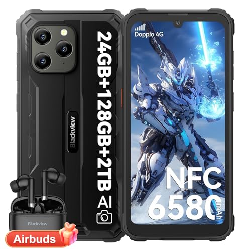 Blackview BV5300Plus Rugged Smartphone 2025, 24GB+128GB/1TB...