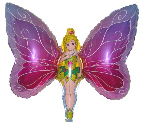 Fantastic Floatables Levitating Fairy Princess Butterfly 38 inch Flying Floating Anti-Gravity Toy HOVERS in MID-AIR - Interactive & Educational String-less Pet Balloon for Kids & Adult Indoor Events
