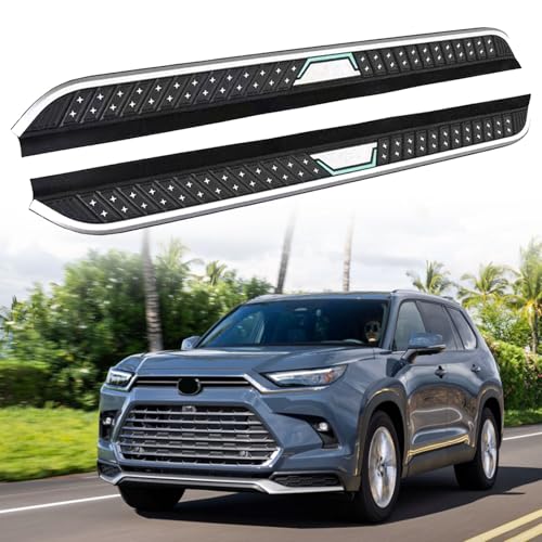 2 Piezas Estribos Laterales para Toyota Grand Highlander 2024-2026