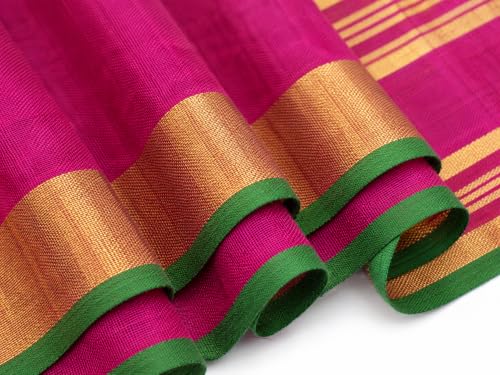 Image of HAIDER ALI AND SONS Grey Cotton Linen Saree for Women | Soft Linen Slub Blend Saree with Running Blouse Piece | Lightweight Handloom Style Saree | Office, Casual, Party & Festival Wear