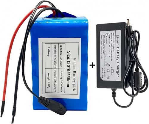 MGBIDMI Lithium Battery for Electric Bicycles 24V 20Ah with Charger ...