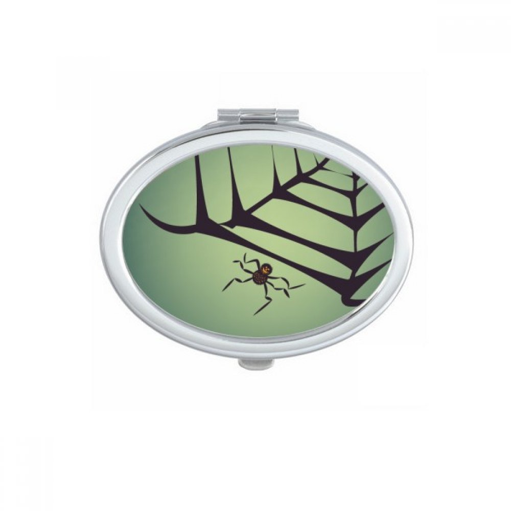 Miroir de poche Halloween mignon pour retouches de maquillage rapides en soirée