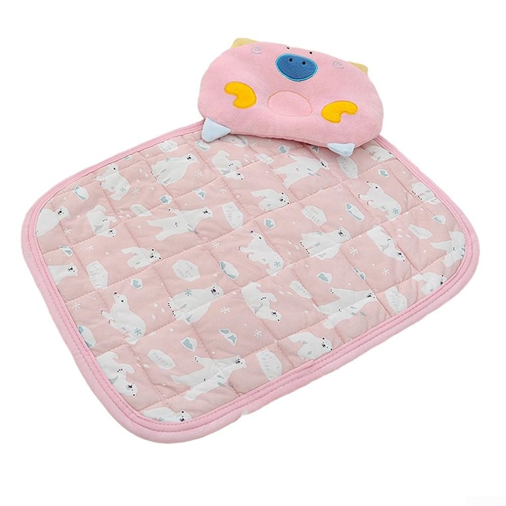 Tapis rafraîchissant chat et chien lavable pour un confort estival sur le sol