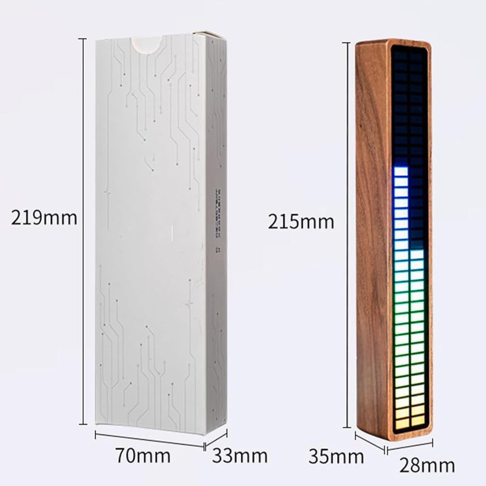 Luce ritmica musicale, LED Music Sync RGB luce con display dinamico e microfono integrato per studio e sala giochi