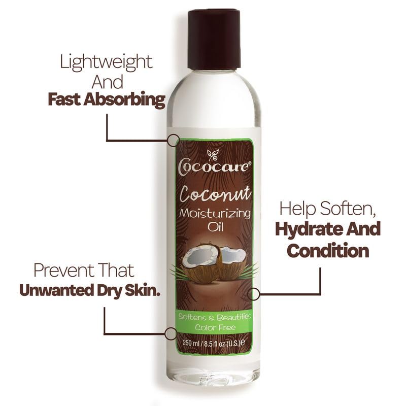 Amazon.com : Cococare Coconut Moisturizing Oil, 8.5 fl oz