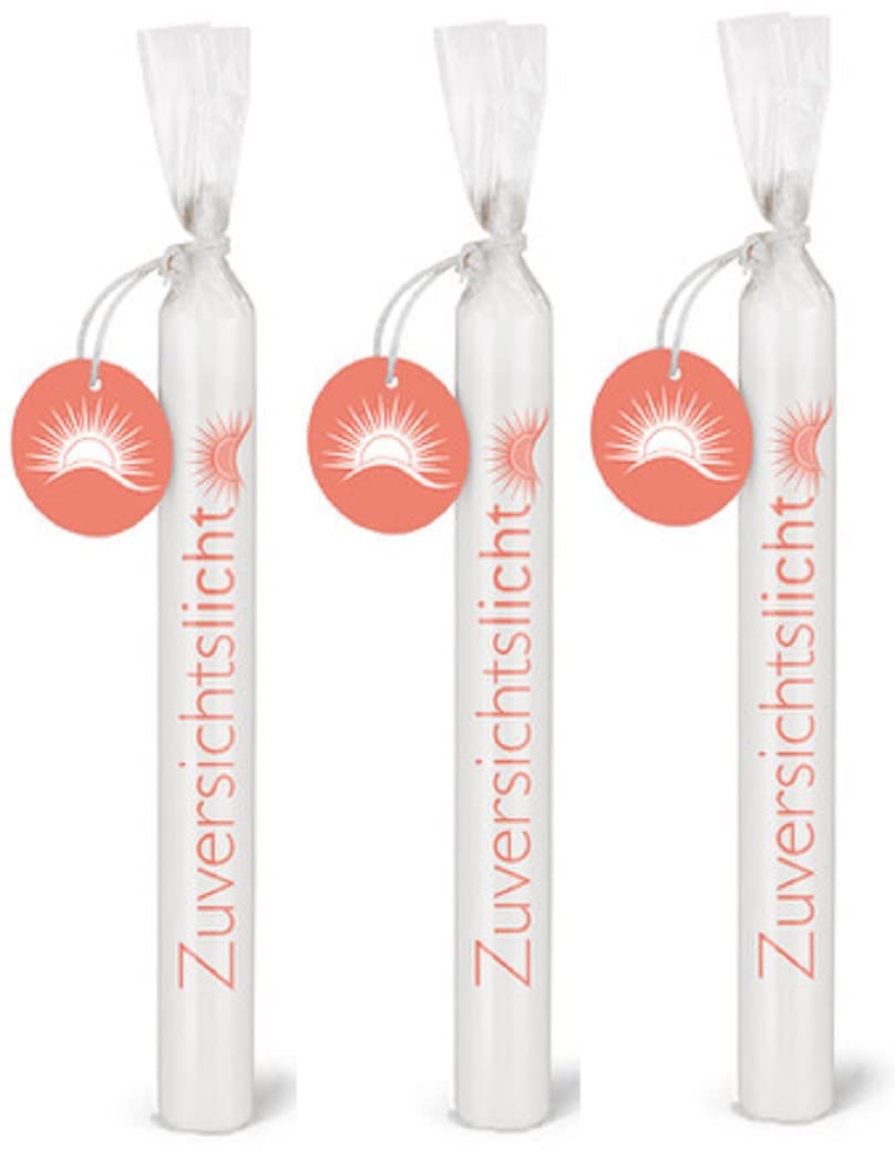 Colour-up Wishelight Candles 'Confidence' Set of 3 Bulla Design