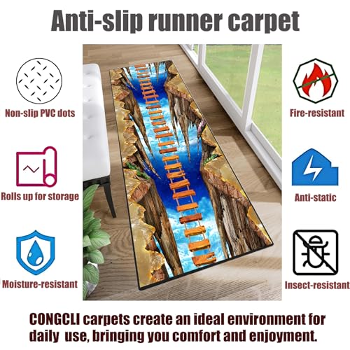 Alfombra corredor lavable para evitar resbalones y proteger el suelo de tu pasillo con elegancia 8