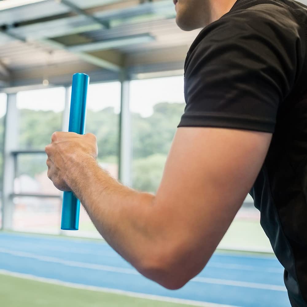 Set 4 Manganelli Per Staffetta In Lega Di Alluminio, 30 Cm, Colori Vivaci - Per Gare Atletiche, Scuola, Sport All'aperto - 5