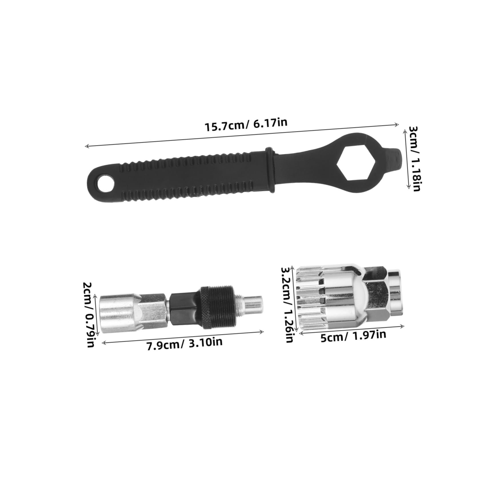 SWOOMEY 1 Set Bike Crank Remover Tool Easy Installation Repair Kit for Bicycle Maintenance Compatible with All Models Beginner Friendly Multipurpose Efficient Crank Removal Bottom Bracket