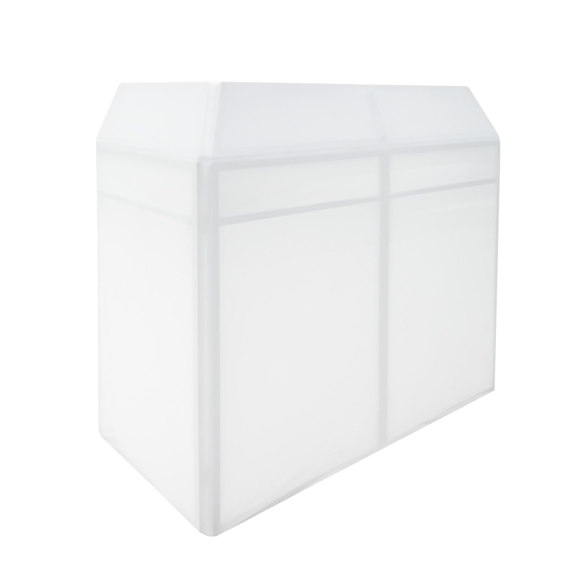 Pieghevole Booth DJ Professionale Struttura Metallica Ripiano Mixer Ampio Coperture Intercambiabili Bianco Nero Ganci Sicurezza Pannelli Mesh Borsa Trasporto