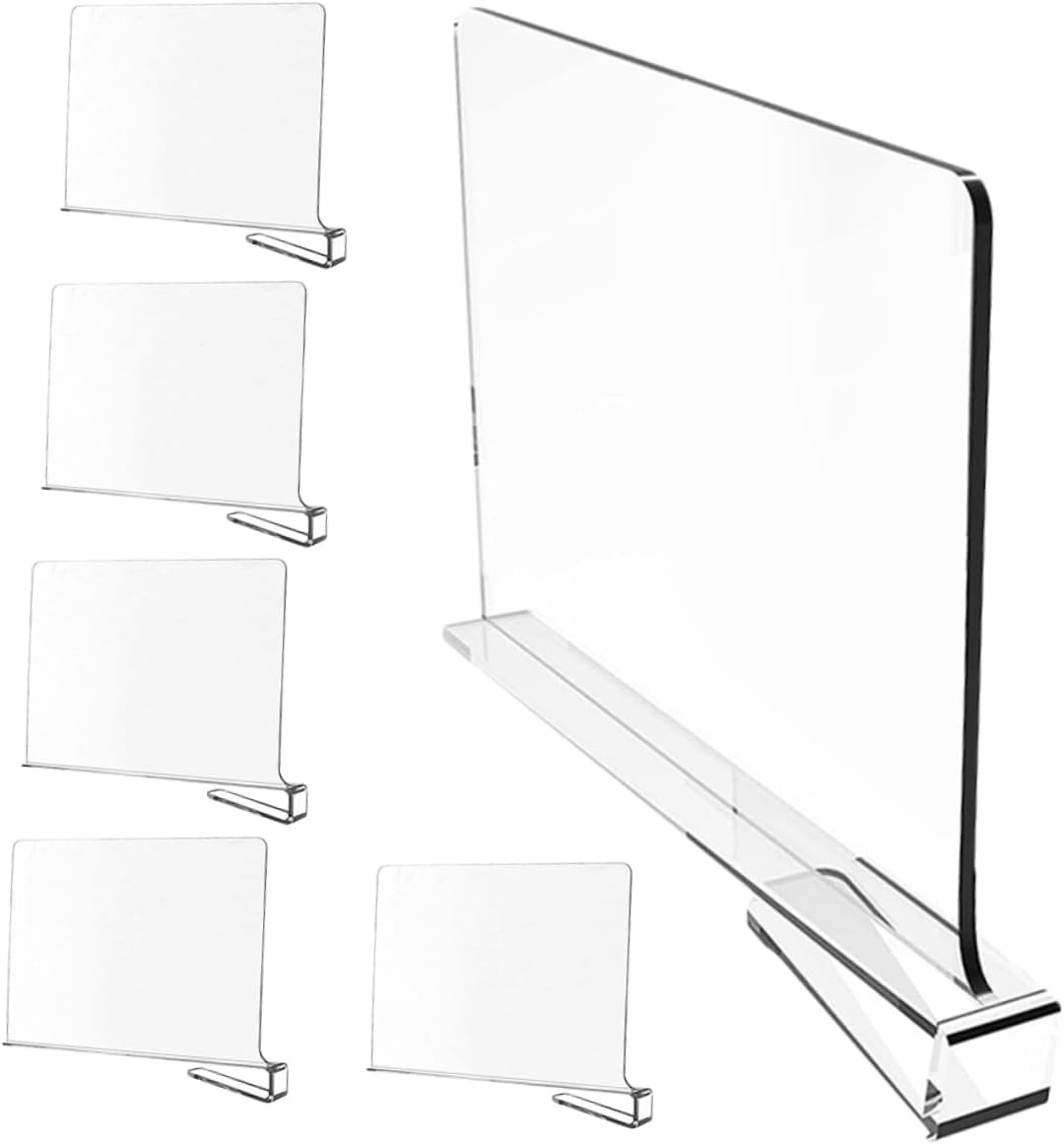 Shelf Dividers for Closet 6pcs Indoor Shelf Divider Closet Organizer Board Bedroom Must Haves