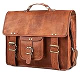 👍 ANLASS: Die Aktentasche bietet viel Platz und ist für Laptop (bis zu 15,4 oder 15,6 zoll oder Macbook 15 zoll) geeignet. Die Tasche ist perfekt für Schule, Uni oder Arbeit.