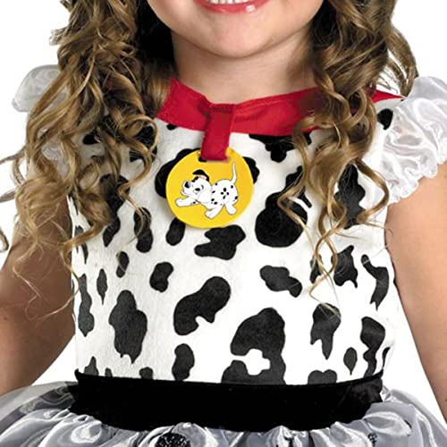 Disfraz clásico 101 Dálmatas Disney para niña miniatura 2