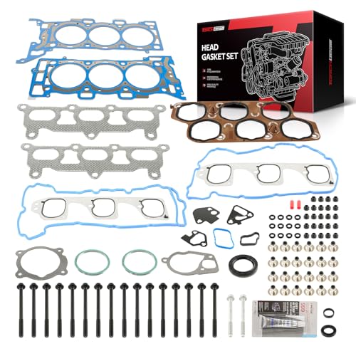 Image of Torchbeam Head Gasket Kit, Engine Cylinder Head Gasket Set Fit for Pontiac G8 2008-2009 3.6L, Replace# HS26376PT3, HS54661C, HS26376PT2, 021105301