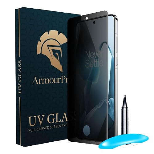 ArmourPro UV Privacy Tempered Glass Screen Protector for OnePlus 13 (6.82 Inch, Pack of 1) Edge to Edge Coverage Anti-Spy/Anti-Peeping 9H Hardness