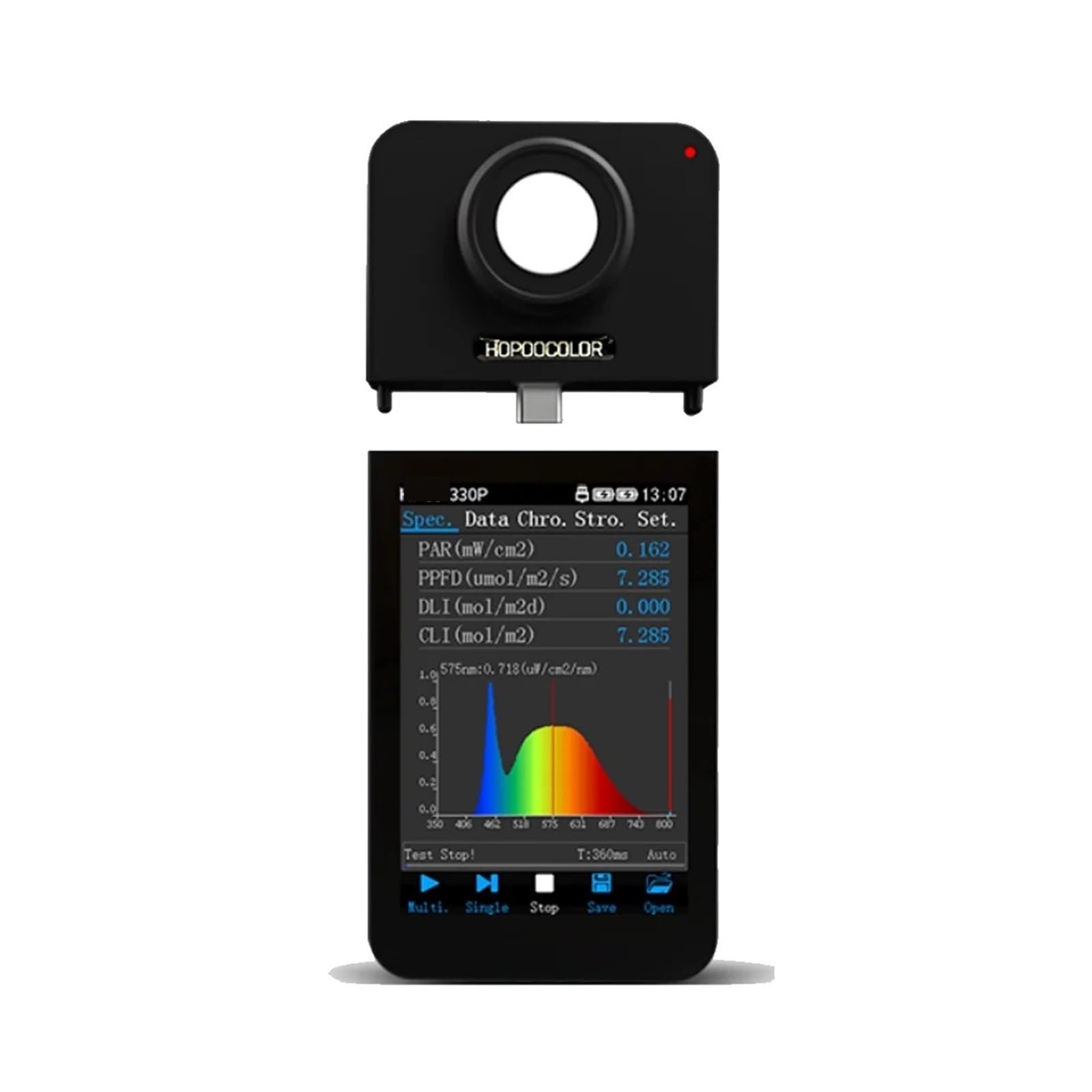 Spectrometers, Portable Spectrometer for Indoor Grow Lights, Measures Full Spectrum