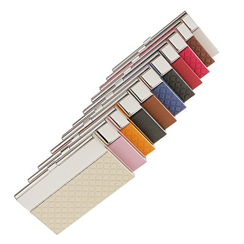 Capa para cartão de crédito Almencla de aço inoxidável com nome para cartão de visita - preta