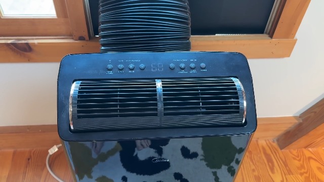 Image of Midea Duo 14,000 BTU (12,000 BTU SACC) High Efficiency Inverter Ultra Quiet Portable Air Conditioner, with Heat up to 550 Sq. Ft., Works with Alexa /Google Assistant, with Remote Control & Window Kit inch