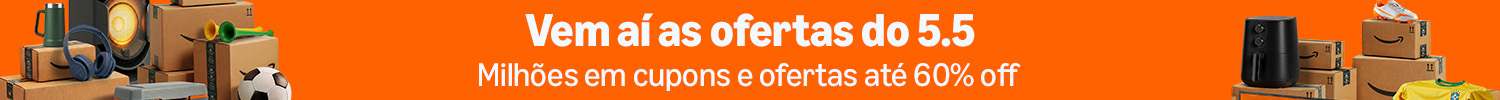 Vem aí as ofertas do 5.5. Milhões em cupons e ofertas até 60% off