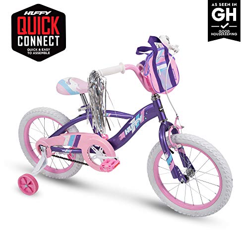 Huffy Kid Bike Glimmer 18 inch Purple Quick Assembly