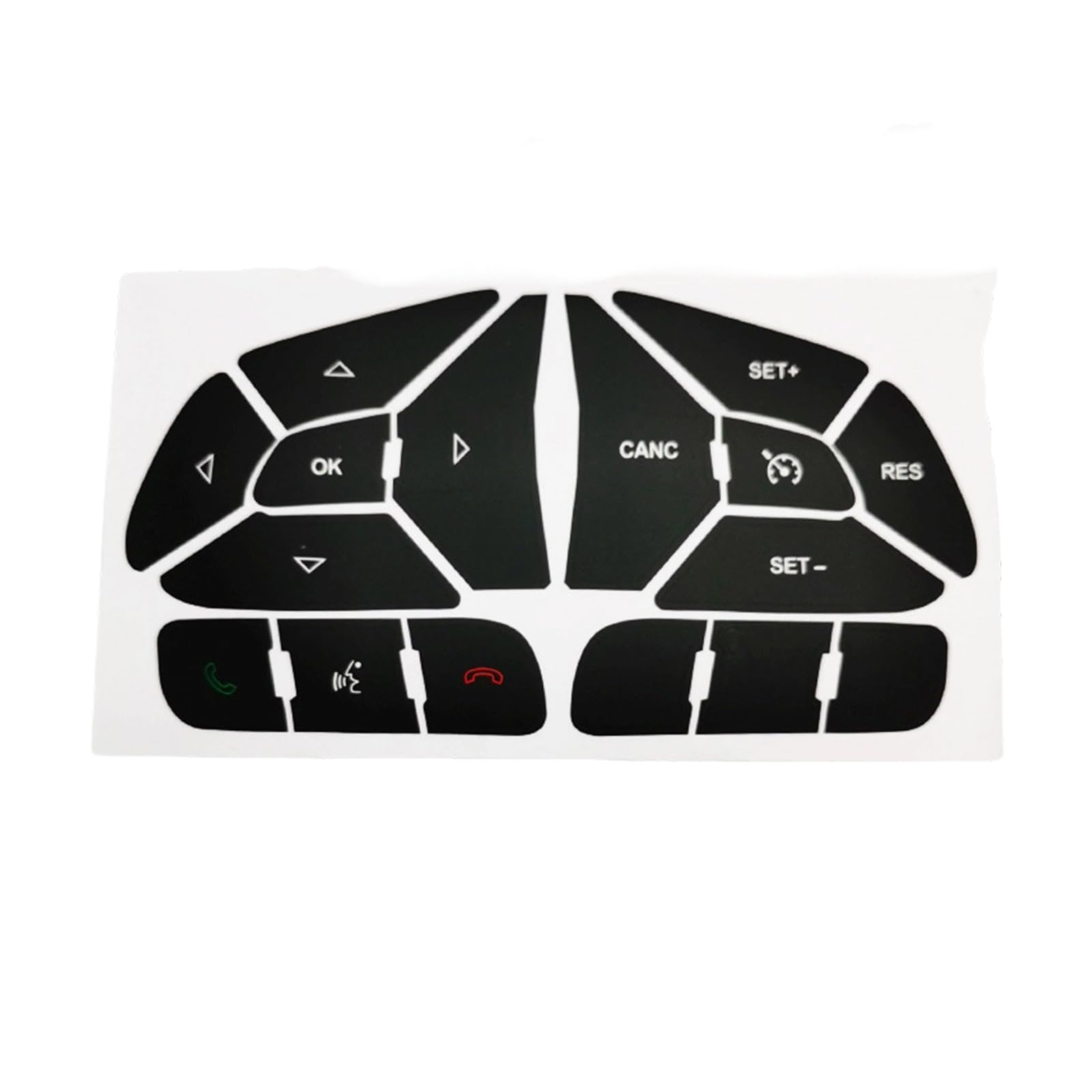 Premium Grade Button Repair Decals Durability PVC Film Weather Resistant Long Lasting Adhesive Antiscratch PVC Button Protectors
