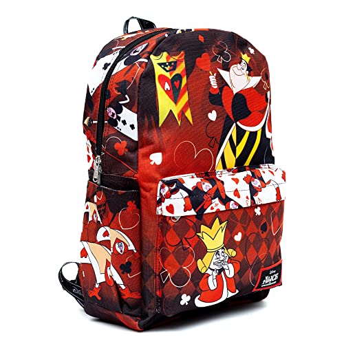 Wondapop Disney Alice in Wonderland Queen of Hearts 17" Full Size Nylon Backpack2