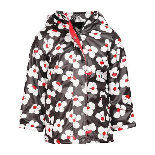 Image of Hunter Clothes Girls - Plush Lined Waterproof Rain Jacket with Hood | Lightweight Windbreaker Coat for Girls Sizes (2T-12)