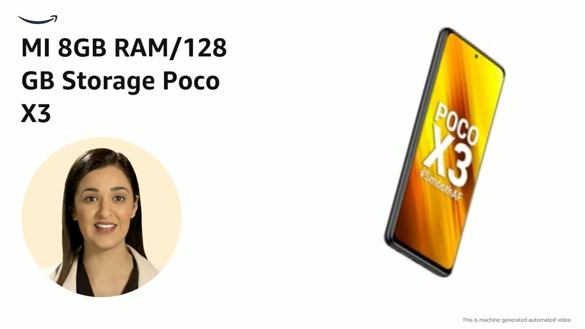 MI 8GB RAM/128 GB Storage Poco X3 (Shadow Gray) : Amazon.in