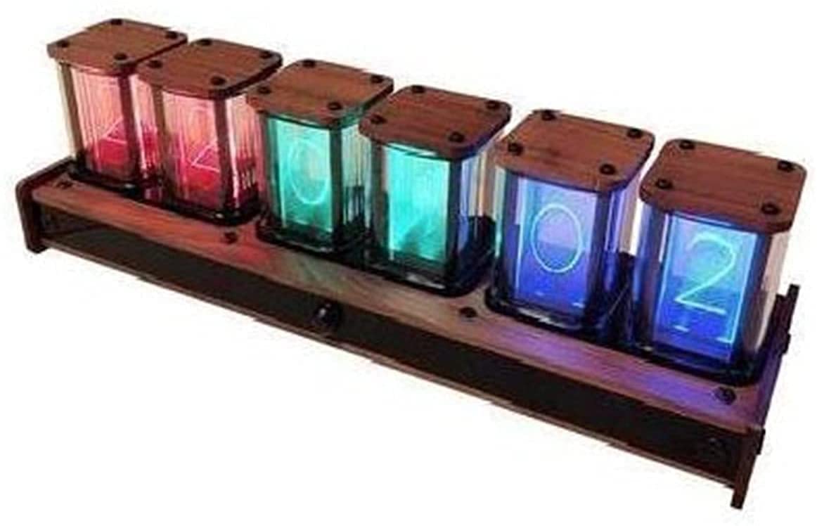 BSLHLS Creative LED Digital Display Electronic Alarm Clock Infrared Induction Voice Timekeeping Desktop Ornaments 5910