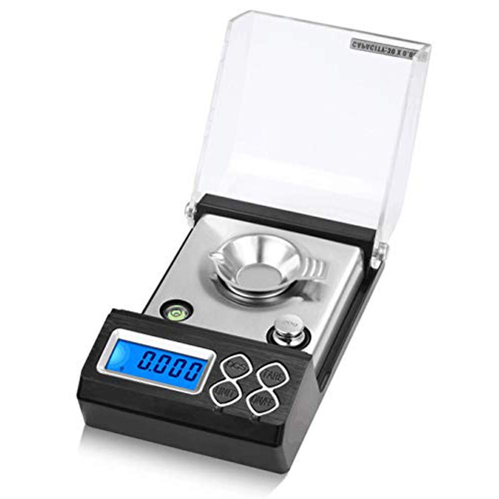 Jewelry scales High precision 0 001E Electronic carat scale for diamond jewelry scales Laboratory balance Pocket Digital Scale milligrams,30g/0.001