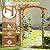 Giantex 7.5FT Wood Garden Arbor Trellis, Wooden Wedding Arch for Ceremony Party, Outdoor Archway Pergola for Climbing Plants, Pathway, Yard, Garden Decor, Easy Assembly (Honey Brown, 63''W x 90''H)