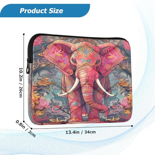 Funda para portátil Kigai Ethnic Elephant 15-16 pulg miniatura 3