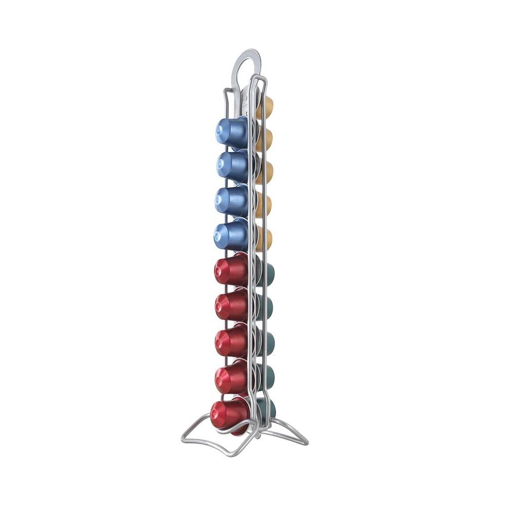 Distributeur capsules Nespresso pour un coin café moderne et épuré à la maison