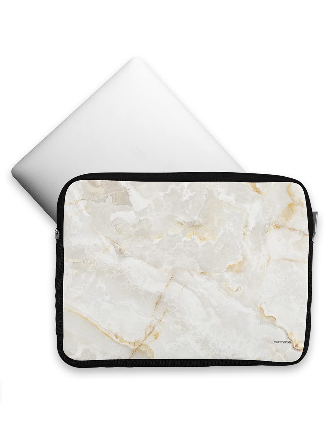 Marble Creama Marfil Printed Laptop Sleeves (13 inch)