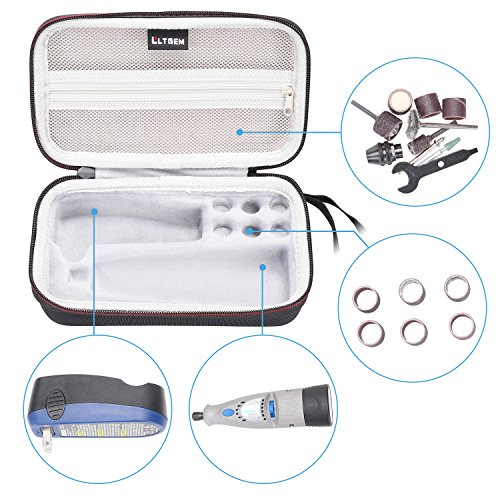 Ltgem Eva Hard Case For Dremel 7300-Pt 4.8V Cordless Rotary Tool Dog Nail Grinder And 7300-N/8 Cordless Two-Speed Rotary Tool ( Only Sale Case）- Nail Grinder And Accessories Not Included #TOP4