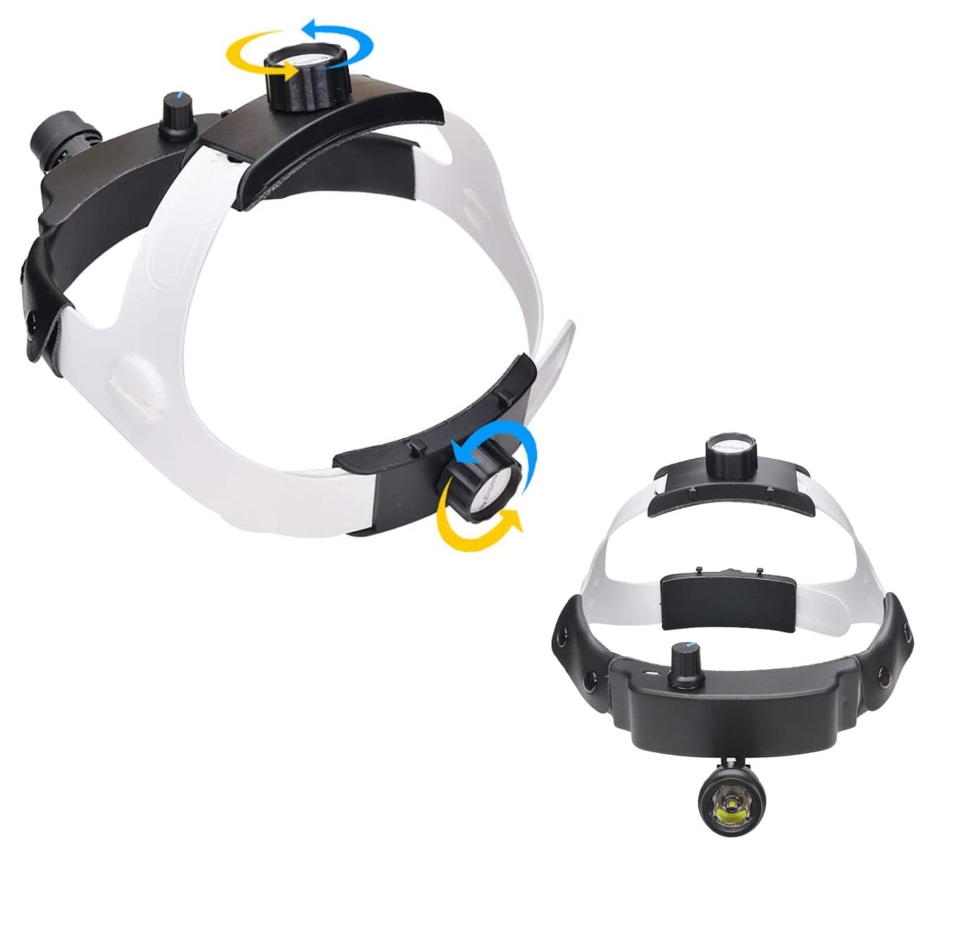Lámpara Frontal Médica Profesional 3W LED Faro Quirúrgico Luces Quirúrgicas con Buena Banda De Punto para La Odontología Orl Tratamientos De Cara Cirugía De Plástico