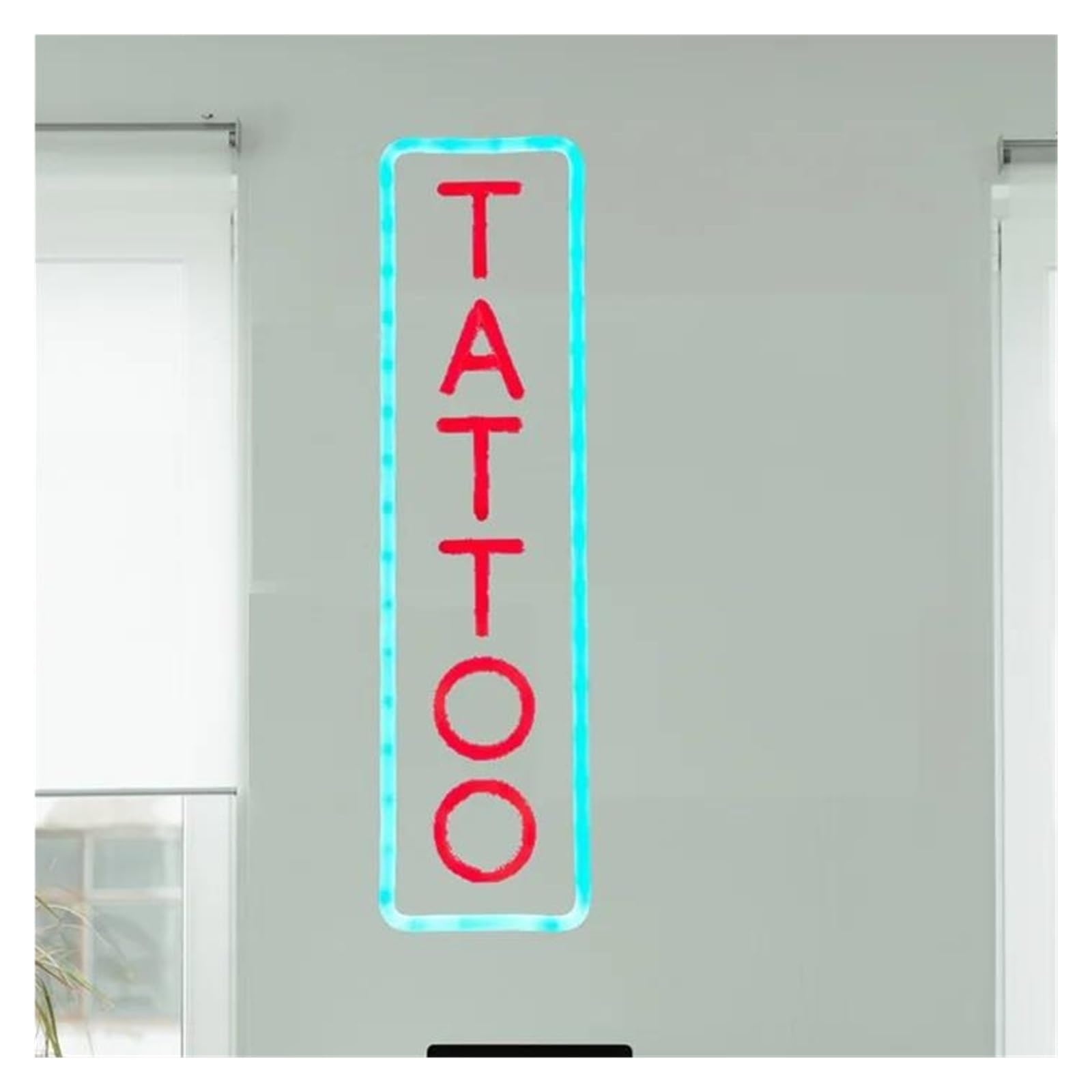 Sign Lamp Tattoo Neon Sign Light Dimmable USB Powered for Tattoo Salon Studio Man Caves Living Room Bedroom Shop Art Decor 40cmx10cm(D)