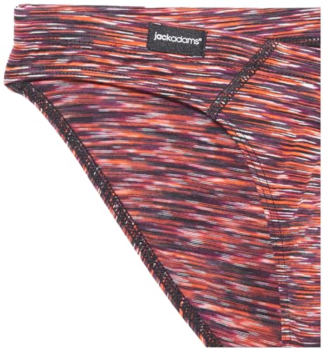 Jack Adams Men's Standard Filament Bikini Brief, Black Undertone2