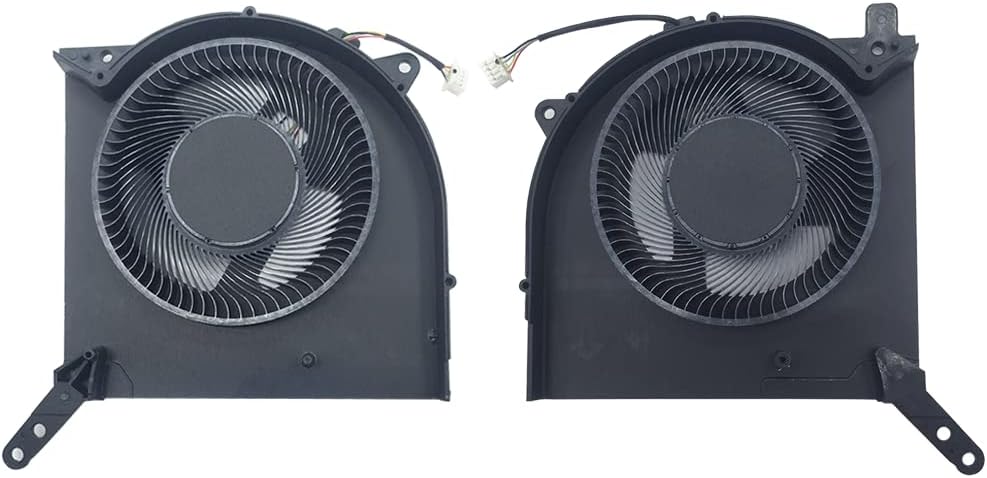 New Replacement Cooling Fans for Lenovo Legion 5 Pro 16ACH6H R9000P 2021H RTX3060 RTX3070 Model Gaming Laptop Series CPU GPU Fan (4-Pin 4-Wire) 10V 0.8A FNKF DFSAL12E164860 FNKD DFSAL12E064860