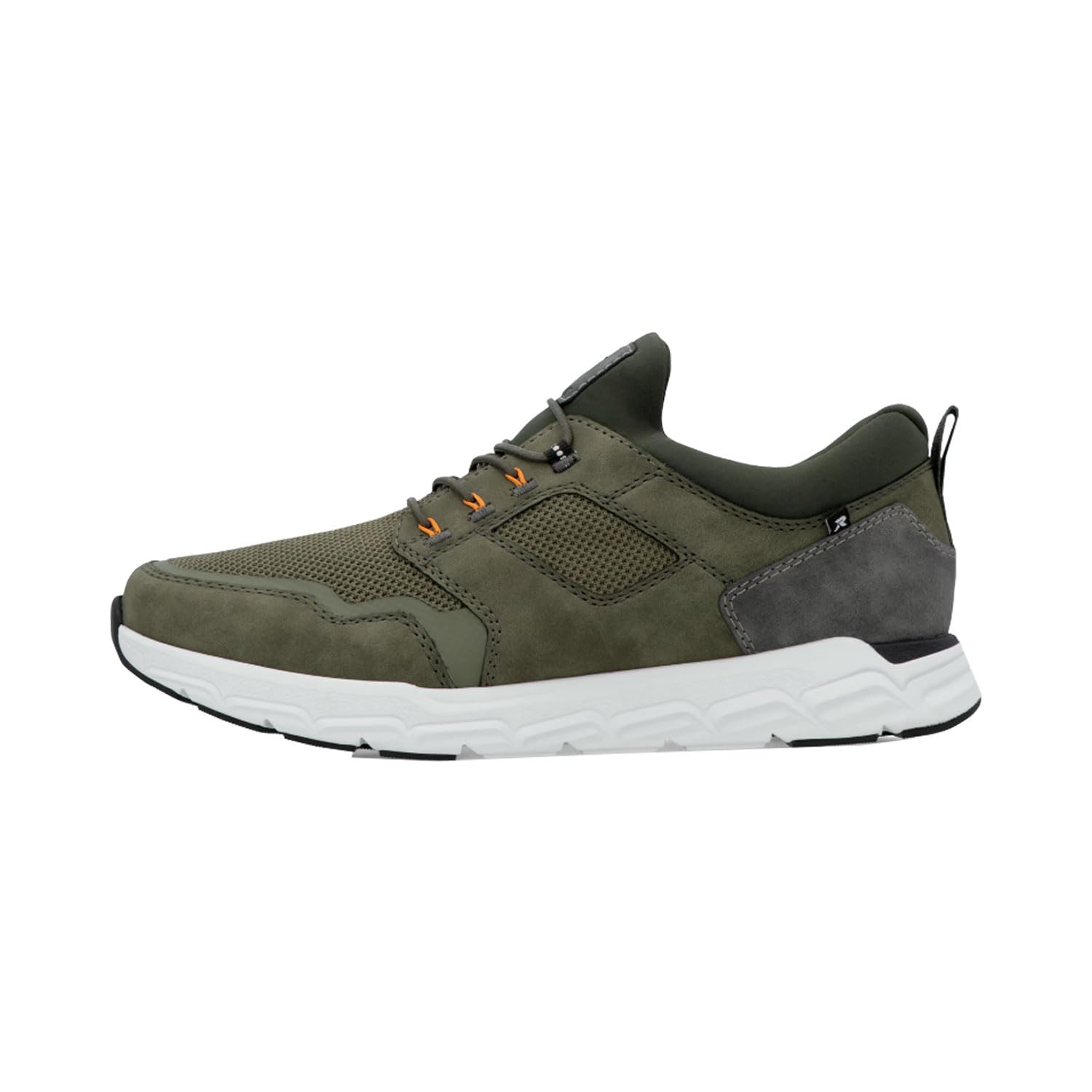 Rieker Men's 09102 Low Trainers, Green, 8 UK