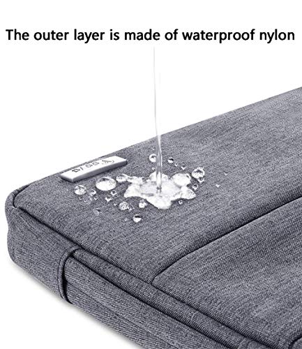 V Voova 13 13.3 14 Inch Laptop Sleeve Carrying Case Compatible With Macbook Air,Macbook Pro 14/M1,13.5" Surface Book 3/Laptop 4,Hp Envy 13,Chromebook,Slim Computer Bag Cover With Handle,Grey #TOP4