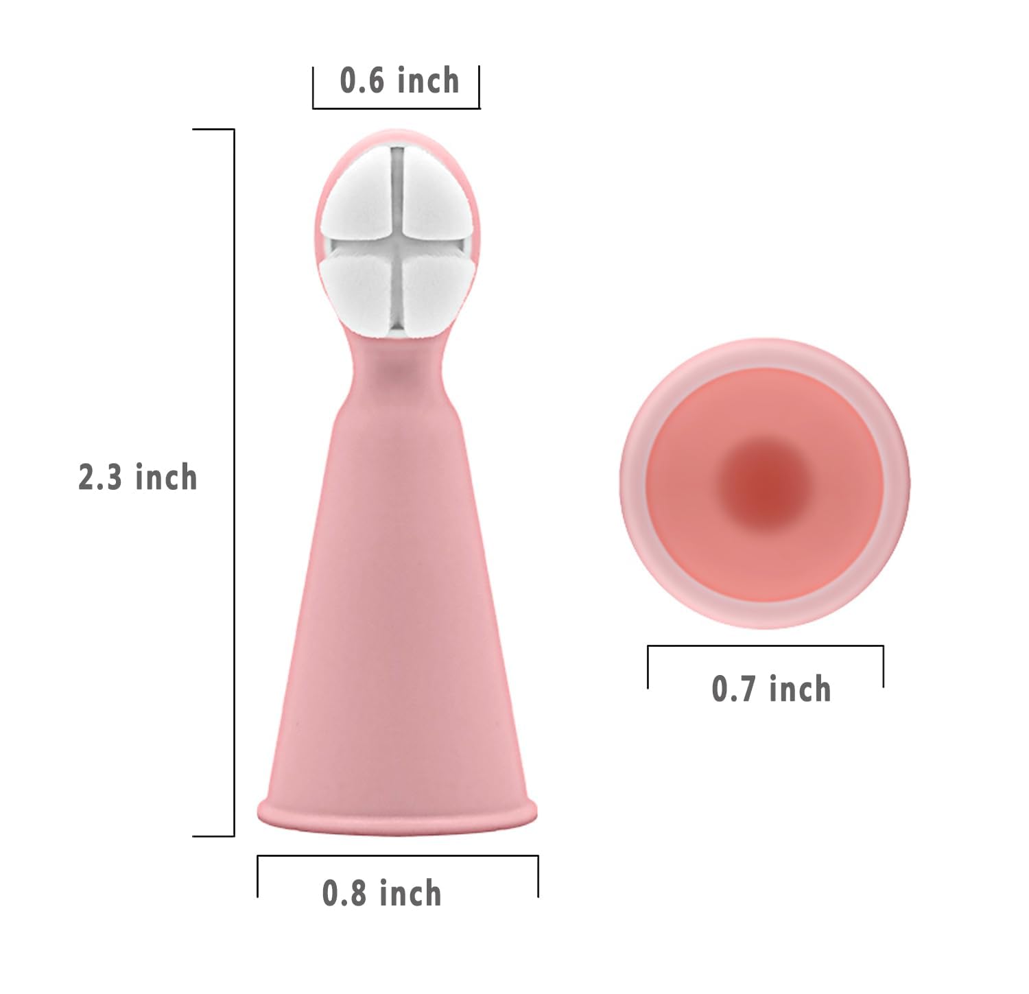 Baby Fingerzahnbürste für Säuglinge und Kleinkinder 0 bis 3 Jahre - Weiche Silikon Zahnbürste mit Zungenreiniger | Sanftes Zahnfleischmassagegerät für Neugeborene, Babys & junge Kinder | 2