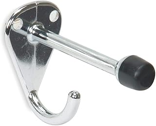 Coat Hook and Bumper, Includes Mounting Screws-Each