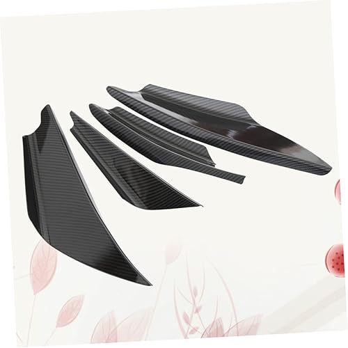 Miniatura 3 de VICASKY 4 almohadillas de esquina antiarañazos para parachoques trasero de coche, alerones universales para automóvil, almohadilla delantera y