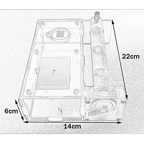 ZSBY Mieren boerderij insectenmier villa mieren huis mieren nest acryl insect villa 25x200mm bamboe glazen buizen… - Afbeelding 3