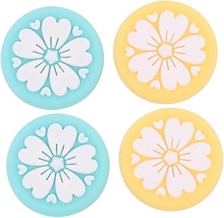 Uonlytech 4Pcs Caso Botão De Aperto De Joystick Botão De Aperto De Joystick Botão De Aperto De Joystick Tampa De Botão De Aperto De Joystick Tampa Protetora