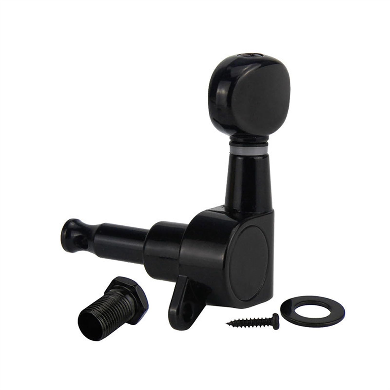 Set di traverse per chitarra elettrica con manico ovale completamente chiuso 3L3R, set di 6 parti di ricambio per strumenti Piroli Per Accordatura Per Chitarra (Color : Black)