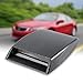 Bonnet Vent Cover, Universal Car Decorative Air Intake Scoop Bonnet Vent Sticker Cover Hood (Carbon Fiber)