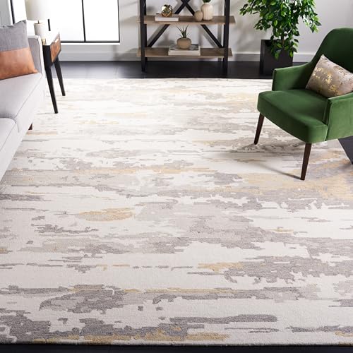Safavieh Abstract Area Rug 9' x 12' Ivory & Grey